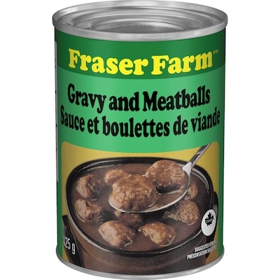 Fraser Farms Gravy Meatballs 425 g, $0.65/100g