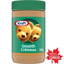 Kraft Smooth Peanut Butter 500 g, $1.40/100g