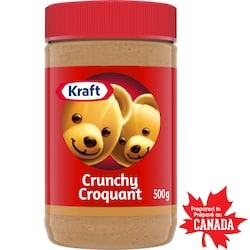 Kraft Beurre d'arachide croquant 500 g, 1,20 $/100g