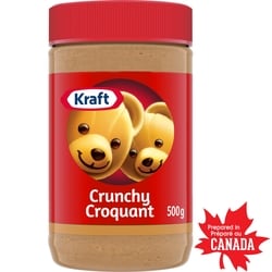 Kraft Beurre d’arachide croquant 500 g, 1,00 $/100g