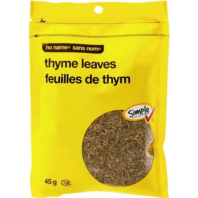 No Name Thyme Leaves 45 g, $6.20/100g