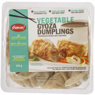 null Vegetable Gyoza Dumplings 240 g, $2.50/100g