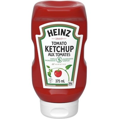 Heinz Ketchup Aux Tomates (24 X Bouteilles Pressables) 24x375.0 ml, 0,64 $/100ml