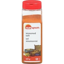 Sunspun Sel assaisonné 625 g, 1,04 $/100g