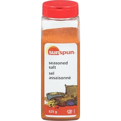 Sunspun Sel assaisonné 625 g, 1,23 $/100g