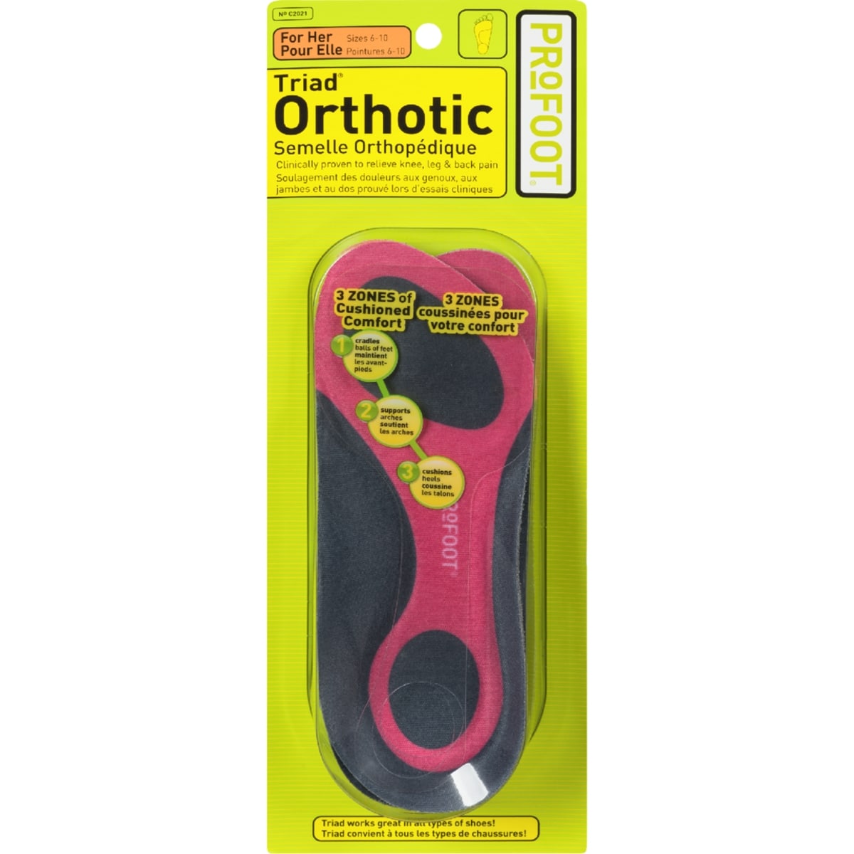 Trad A Triad Orthotic Insoles 1 ea, $20.99/1ea