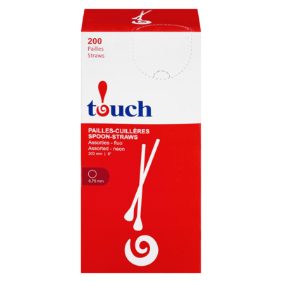 null Touch Spoon Straws, Assorted 8", 200 Ct 1 ea, $3.49/1ea