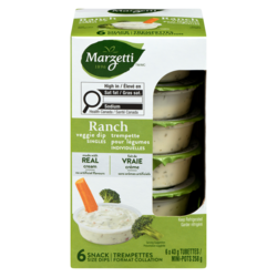 Marzetti Trempette ranch pour légumes 6x43.0 g, 2,44 $/100g