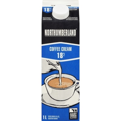 Northumberland 18% Coffee Cream 1 l, $0.48/100ml