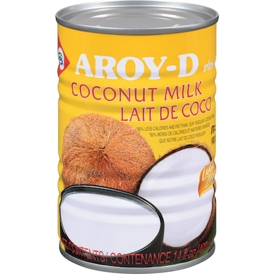 Aroy D Lait de coco léger 400 ml, 0,50 $/100ml