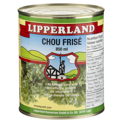 Lipperland Chou frisé 800 g, 0,56 $/100g