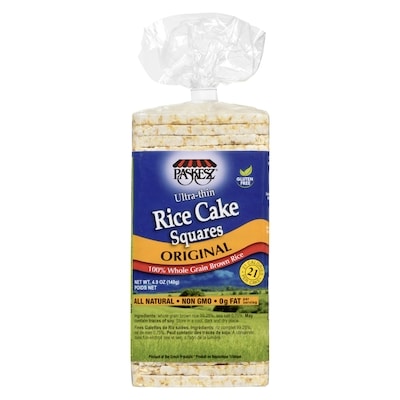 Galettes de riz carrées ultra minces nature casher