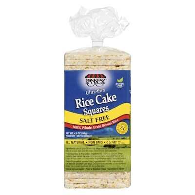 Galettes de riz carrées ultra minces salées casher