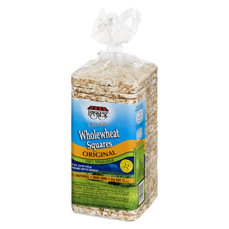 Kosher Rice Cakes, Ultra Thin Whole Wheat Square    