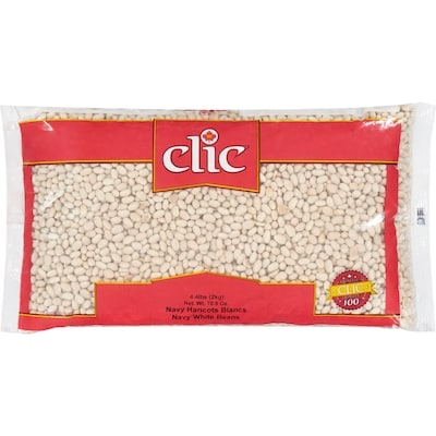 Clic Navy Beans, White 2 kg, $0.38/100g