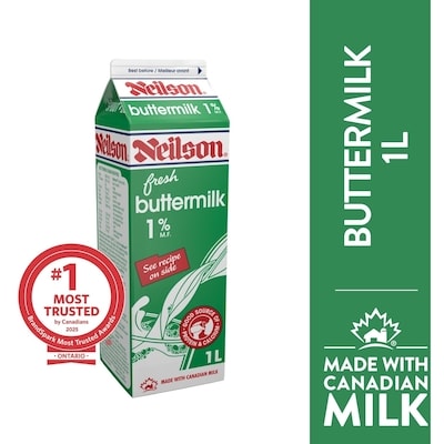 Neilson 1% Buttermilk 1 l, $0.46/100ml