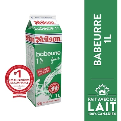 Neilson Babeurre 1 % 1 l, 0,41 $/100ml