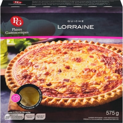 PG Lorraine Quiche  575 g, $1.65/100g