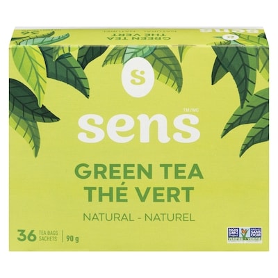 S Sens Regular Green Tea 36 2 Cup Tea Bags 36 ea, $0.13/1ea