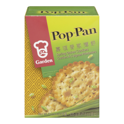 Garden Craquelins Pop-Pan à l’oignon printanier 200 g, 1,75 $/100g