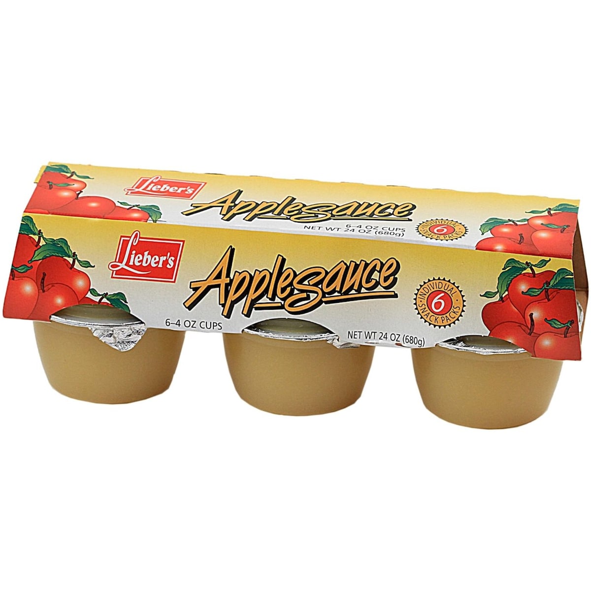 Liebers Apple Sauce (Sweetened) (6-pk) (KP) 6x113.0 ml, $0.88/100ml