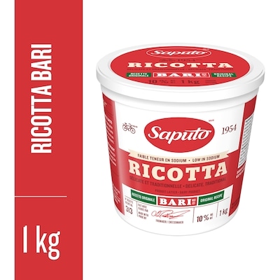 Saputo Bari Ricotta 1 kg, $1.45/100g
