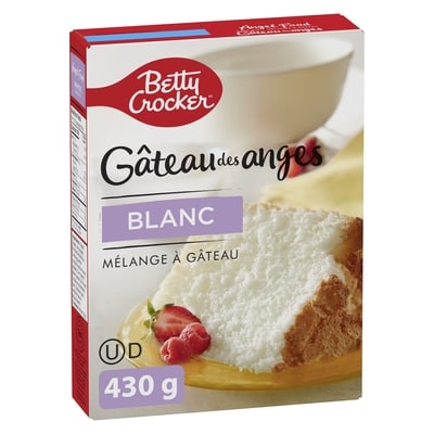 Betty Crocker Mélange pour gâteau des anges , blanc 430 g, 1,28 $/100g