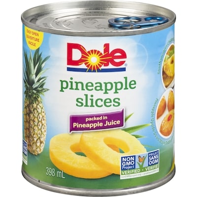 Dole Pineapple Slices in Pineapple Juice 398 ml, $0.63/100ml