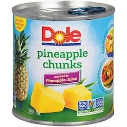 Dole Pineapple Chunks in Pineapple Juice 398 ml, $0.50/100ml