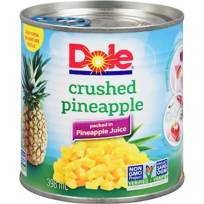 Dole Crushed Pineapple in Pineapple Juice 398 ml, $0.70/100ml
