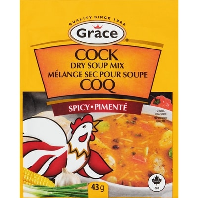 Grace Flavoured Soup Mix, Spicy 43 g, $2.30/100g