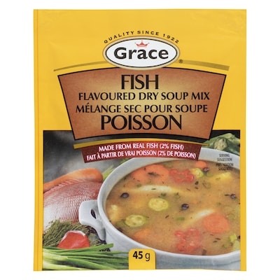 Grace Mélange à soupe, poisson 45 g, 2,22 $/100g