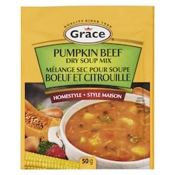 Grace Mélange à soupe citrouille et bœuf 50 g, 1,98 $/100g