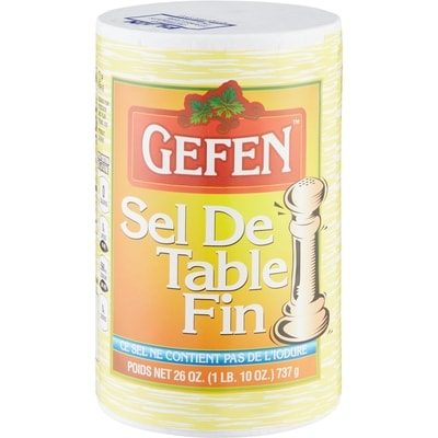 Gefen Sel de table 737 g, 0,38 $/100g
