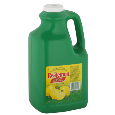 Real Lemon Lemon Juice 3.8 l, $0.37/100ml