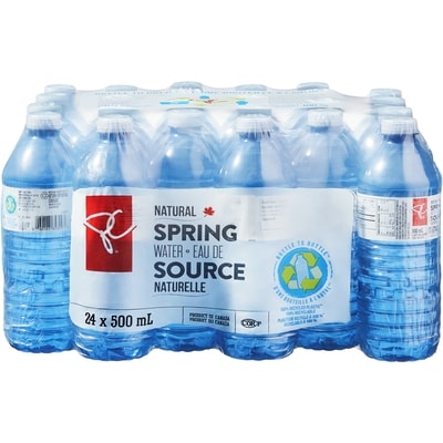 le Choix du Président Eau de source naturelle, 24 bouteilles 24x500.0 ml, 0,03 $/100ml