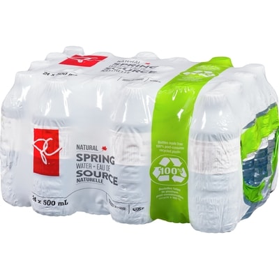 Eau de source naturelle, 24 bouteilles