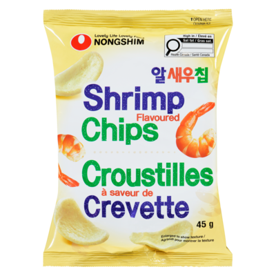 Nong Shim Shrimp Chips 45 g, $2.20/100g