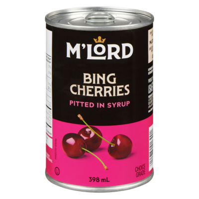 M'Lord Bing Cherries 398 ml, $1.38/100ml