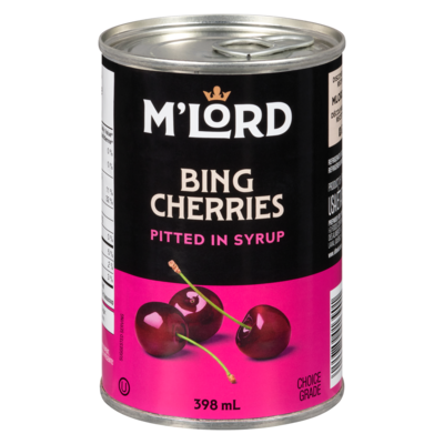 M'Lord Bing Cherries 398 ml, $1.38/100ml