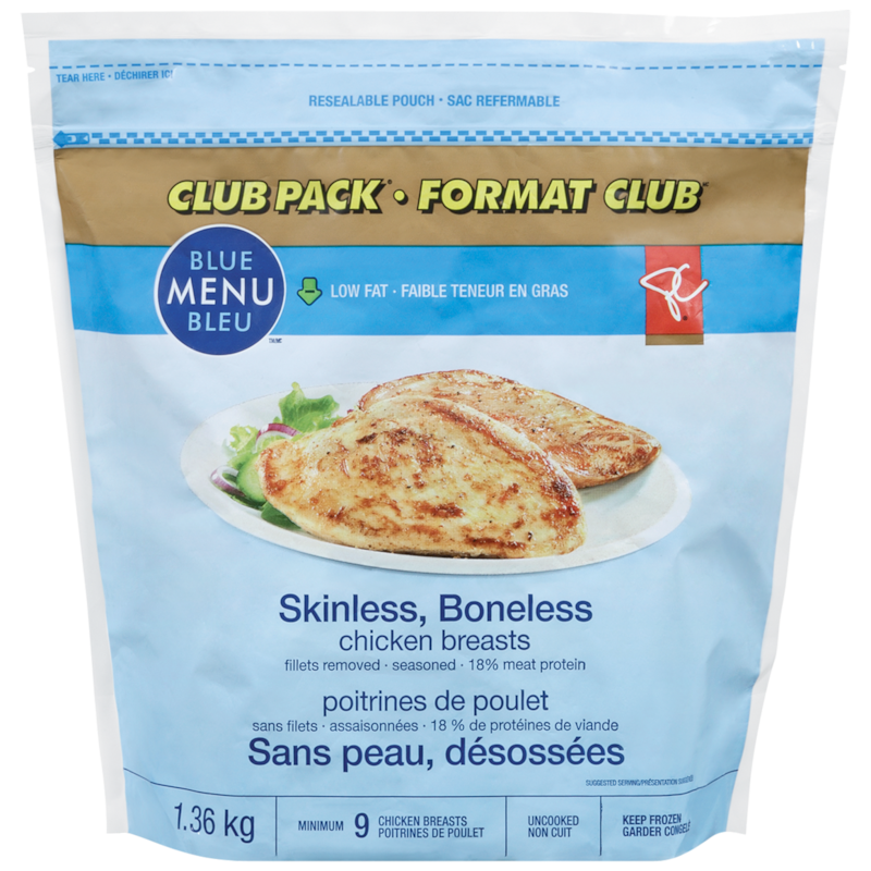 Skinless Boneless Chicken Breasts Club Size