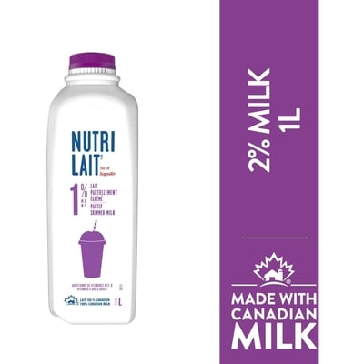 Nutrilait 1% Milk 1 l, $0.22/100ml