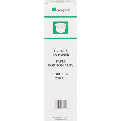 null Paper Souffle Cup, White 1 oz 250x1.0 ea, $0.02/1ea