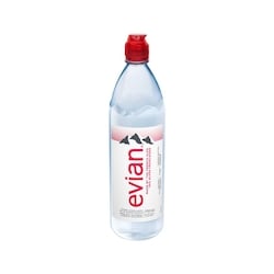 Evian Water 750 ml, $0.51/100ml