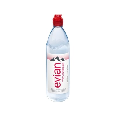 Evian Eau de Source Naturelle, Bouteille 750 ml, 0,51 $/100ml