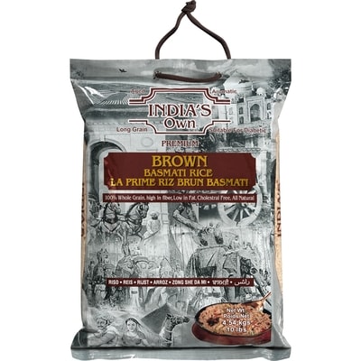 India's Own Brown Basmati Rice 4.54 kg, $0.30/100g