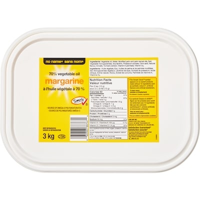 No Name Margarine 3 kg, $0.48/100g