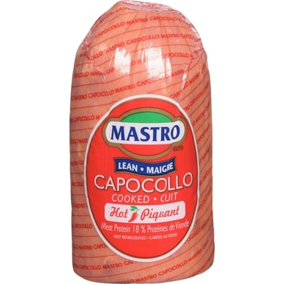 Mastro Hot Capocollo $36.00/1kg $16.33/1lb