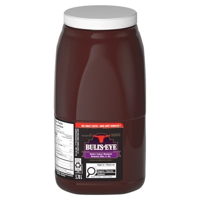 Bull's-Eye Sauce barbecue miel et ail Bull’s-Eye (2 x pot de 3,78 L) 3 l, 0,85 $/100ml