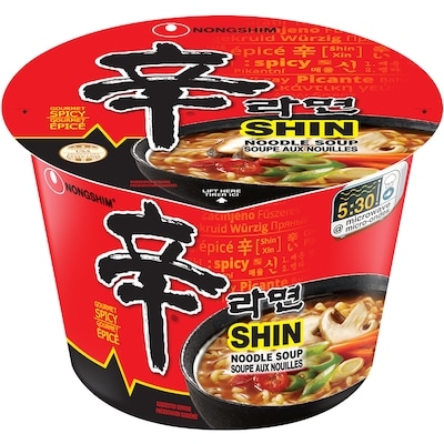 Nong Shim Shin Big Bowl 12x114.0 g, $1.46/100g